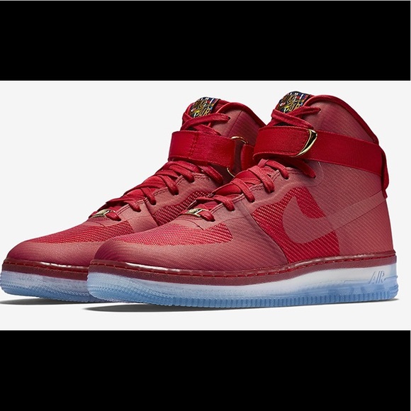 Nike Air Force 1 High CMFT Lux University Red - Picture 4 of 4